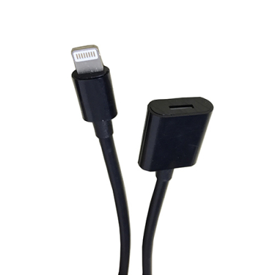 Lightning verlengkabel 6 centimeter male-female