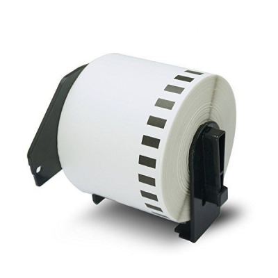 Su Brother DK-22205 plastikas suderinamos etiketės, 62 mm × 30,48 m